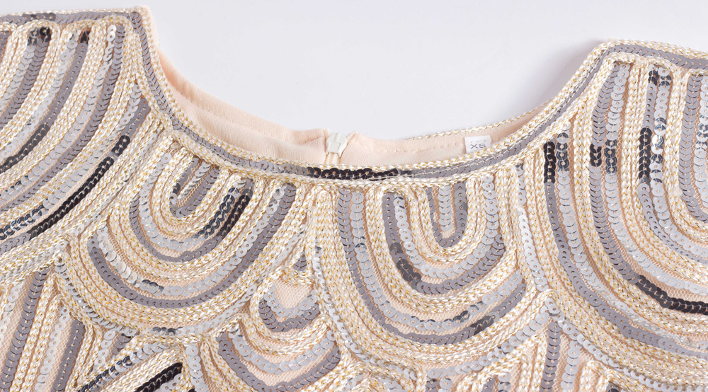 Women's Art Deco Sequined Dress